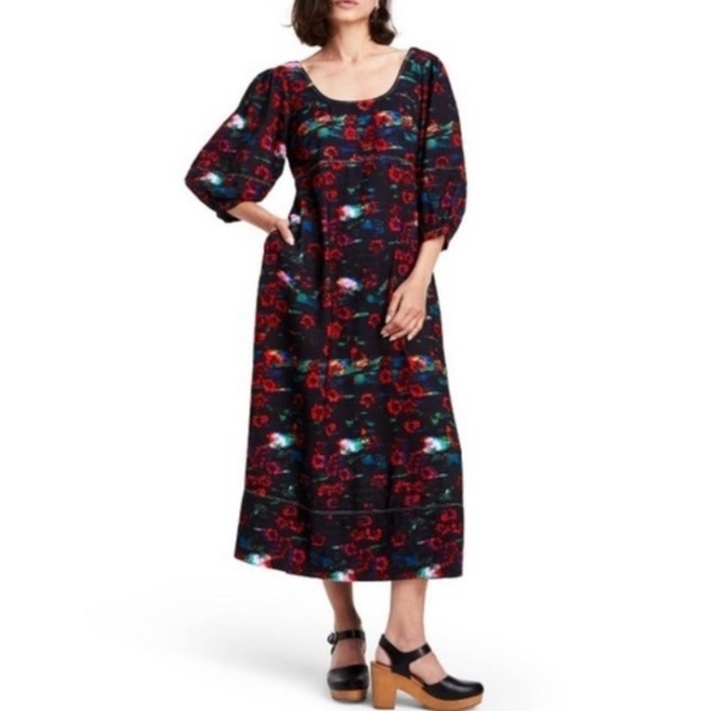 Rachel Comey x Target Women’s Floral Print Volume 3/4 Sleeve Dress‎